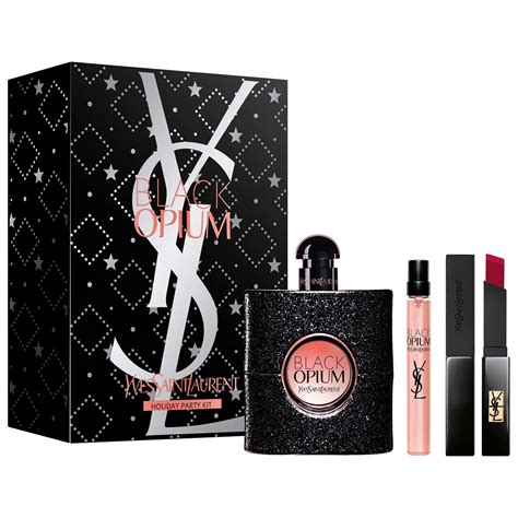 ysl black opium confezione regalo 2016|Yves Saint Laurent Black Opium Eau de Parfum Gift Set .